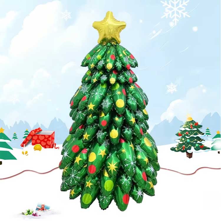 Балон од фолија за застанување на новогодишна елка