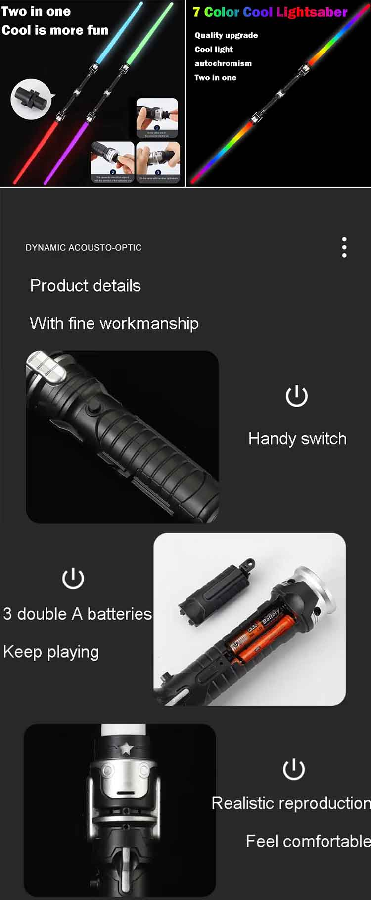 glowing phonic laser sword