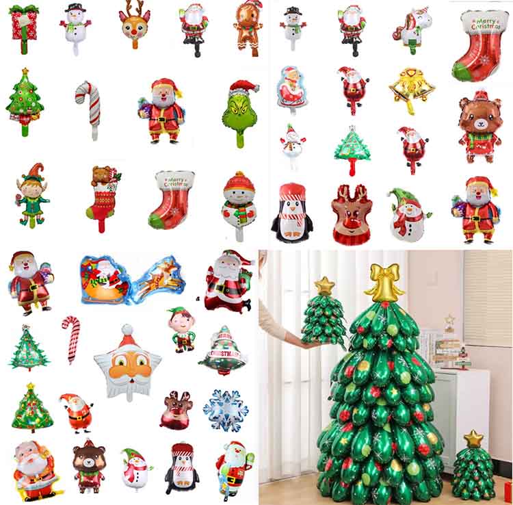 Christmas aluminum foil balloons Christmas aluminum foil balloons
