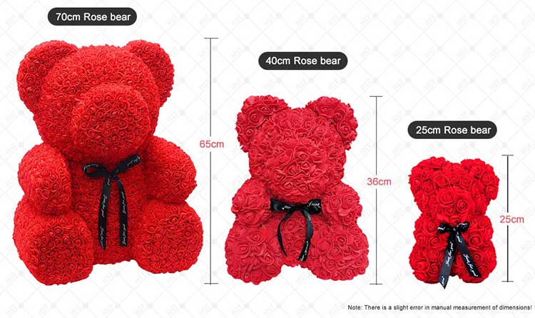 Rose Flower Teddy Bear4
